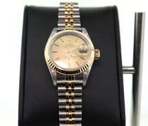Ladies Twotone Datejust Rolex watch