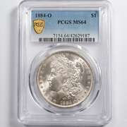1884 0 Morgan Dollar PCGS MS64