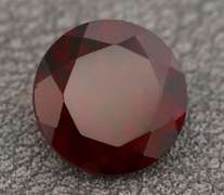 Ravishing 4.33ct black cherry red Mozambique Garnet solitaire