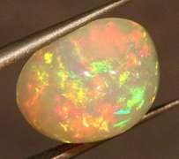 Glowing! 4.63ct full cover multi-pattern Jelly Opal