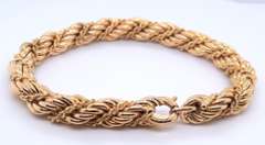 Majestic 18kt Vintage Double Rope Bracelet