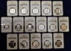Run Of Half Dollars 1959-1971, PR67-PR69 NGC