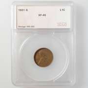 1931 S Semi Key Lincoln Cent SEGS XF 45