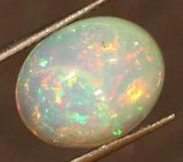 Vibrant 3.27ct lunar flashing Welo Opal
