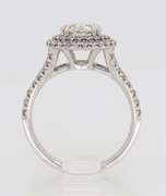 GIA Certified Double Halo Diamond Engagement Ring