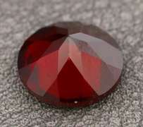 Ravishing 4.33ct black cherry red Mozambique Garnet solitaire