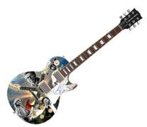 Eric Clapton Slowhand Autographed Signed Graphics Photo Guitar ACOA