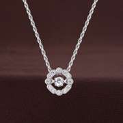 Mini Circle dancing Stone Pendant