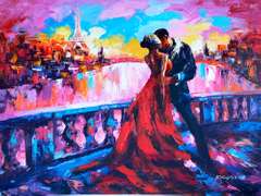 ONE OF A KIND BEAUTIFUL PAINTING ON CANVAS