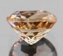 Brilliant champagne 3.67ct Imperial Topaz solitaire