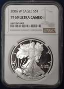 2006-W American Silver Eagle PF69 Ultra Cameo