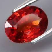 Fiery 2.65ct top red orange Spessartite Garnet