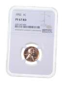 PF67 RD 1952 Lincoln Wheat Cent - Graded NGC