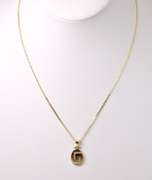 Gorgeous Greek Key Pendant Necklace in 14K Yellow Gold