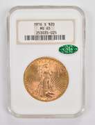MS65 1916-S $20 Saint-Gaudens Gold Double Eagle - CAC NGC Upgrade?