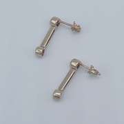 14kt Gold & Diamond Earrings