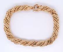 Majestic 18kt Vintage Double Rope Bracelet