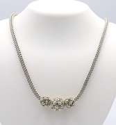 John Hardy Trio Ball Jaisalmer Dot Wheat Chain Necklace
