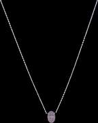 Dazzling 18kt White Gold Necklace With Diamond Pendant