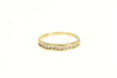 14K Yellow Gold 0.18 Ctw Diamond Classic Wedding Band Ring