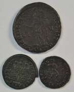 Large lot of 17 different Roman Ancient Bronze Folles