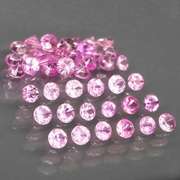 Rare heated only 2.69ct pink Sapphire set
