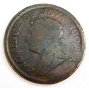 Rare 1832 Nova Scotia 1/2 Penny Token