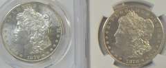 Very Choice BU 1878-S & 1879-S Morgans. NGC & PCGS MS63