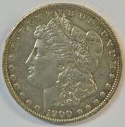Rare 1900-O/CC Morgan Silver Dollar in AU