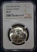 1966 SMS DDO Double Profile NGC MS67