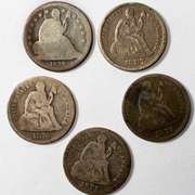 5 Seated Dimes