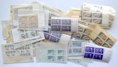 138 4 Cent And 6 Cent Mint US Plate Blocks $34.44 Face Value