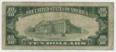 1929 Series $10 National of Chase Bank of New York, NY (2360)