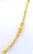 Set of 22kt Indian Gold Necklace and Bracelet