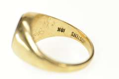 10K Yellow Gold Marquise University Ladies Ornate Class Ring