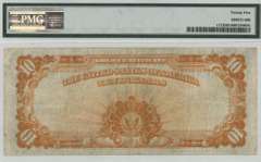 Choice VF 1922 Series Large Size $10 Gold Cert. PMG-25