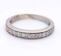 Dazzling White Gold 3.50cts Diamond Wedding Set