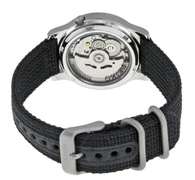 Seiko Black Dial Canvas Strap Automatic, New In Box.