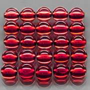 Gorgeous chianti red 10.66ct 25pc Garnet set