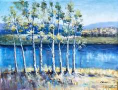 UNIQUE Beautiful  HAND PAINTED OIL PAINTING ON CANVAS B,THEODOR
