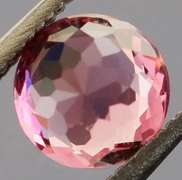 Ravishing .83ct rich violet pink Rhodolite Garnet solitaire