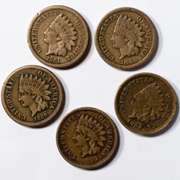 1859-61 1863-4 CN Indian Head Cents