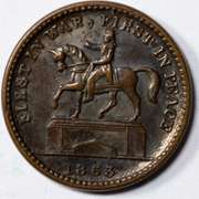 Sharp 1863 Near Unc Washington Civil Wasr Token