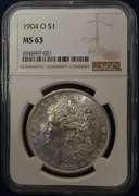 1904-O Morgan Silver Dollar NGC MS63