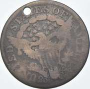 1805 Draped Bust Quarter - Holed