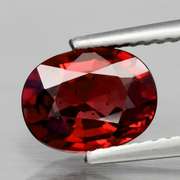 Amazing 1.74ct UNTREATED ruby red Rhodolite Garnet
