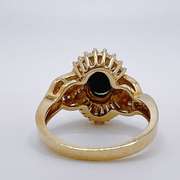 14kt Gold, Blue Sapphire, & Diamond Jewelry Set!