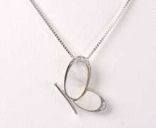 Lovely Mother of Pearl Butterfly Necklace