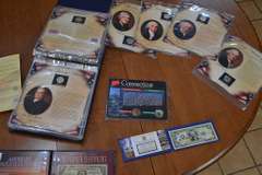 Lot Of Collectible Coins And Displays.