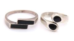 Group Lot of 10 Vinage Sterling Silver Rings